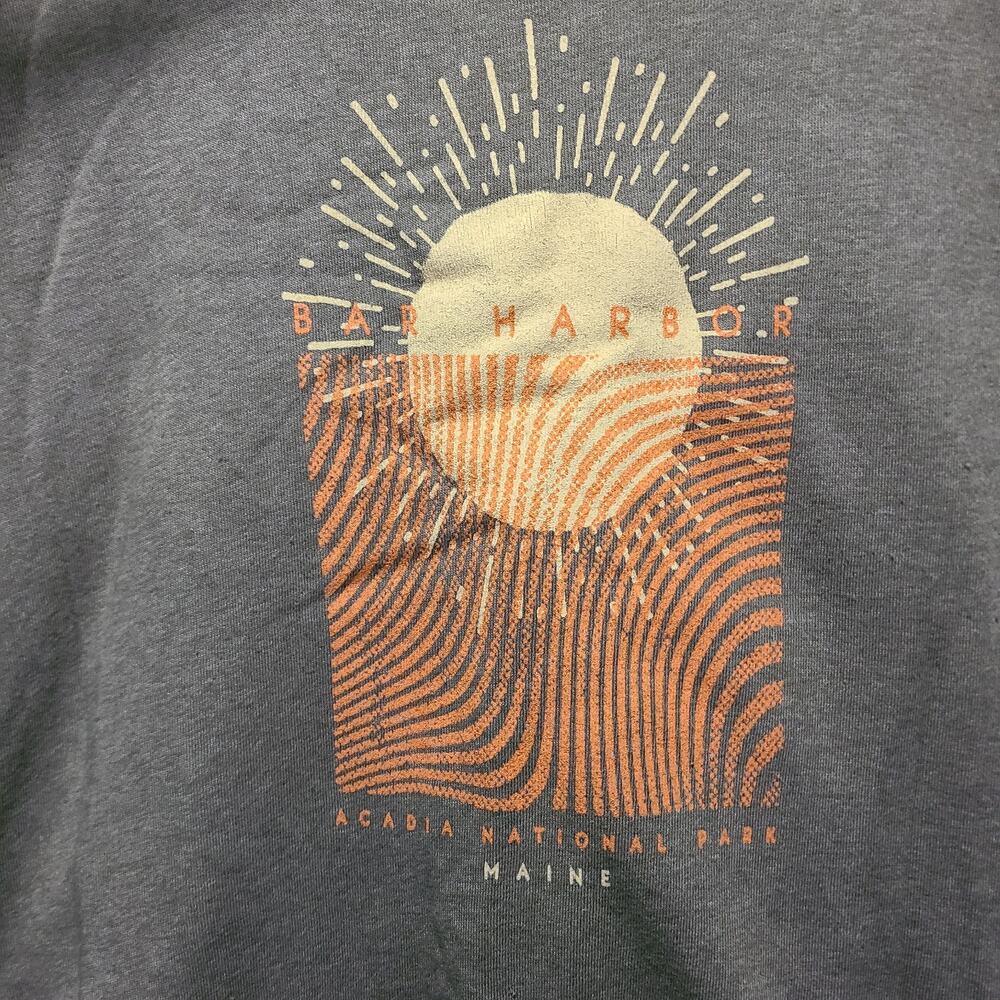 Bar Harbor Maine Acadia National Park Hooded Sweatshirt Womens L Comfort Cozy - Picture 3 of 10